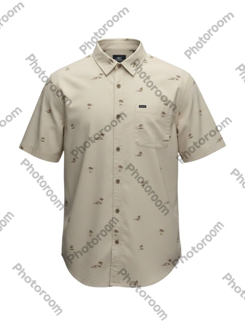 O'Neill Short Sleeve Shirt XL Beige